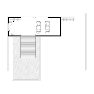 Kamil Mrva Architects, RD v Novém Jičíně, půdorys 1. NP – foto