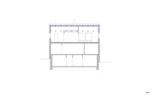 Rekonstrukce okálu, řez b, Pavlíček+Hulín architekti