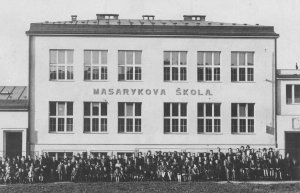 Původní stav objektu Masarykovy školy v Holýšově