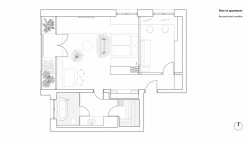 Půdorys - po rekonstrukci