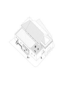 Axometrie (Sokolovna ve Veverských Knínicích, studio New Work)