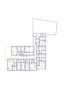 Resort Eisgrub, půdorys 3 NP, Létající inženýři