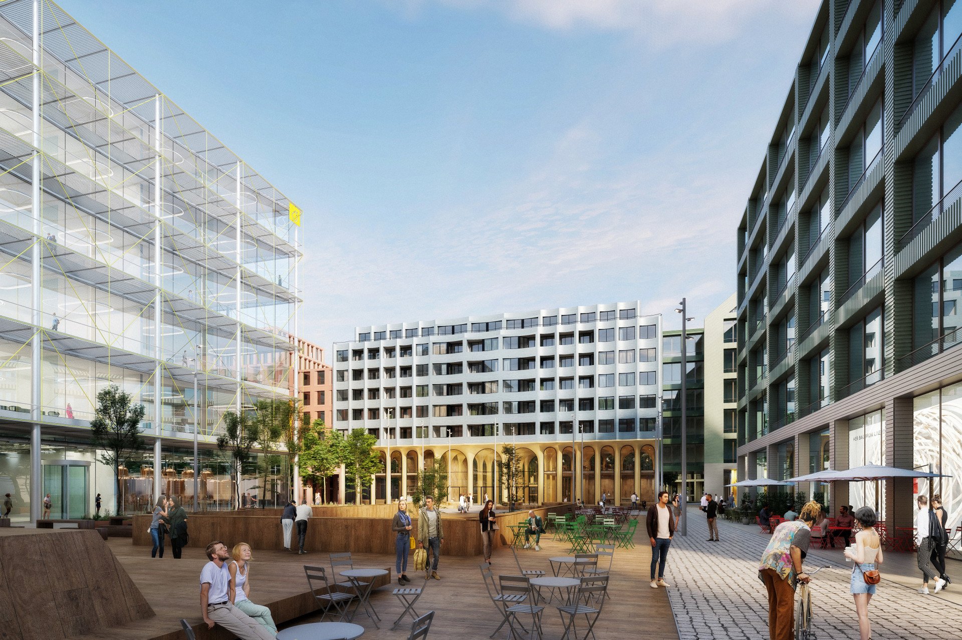 Vizualizace vítězného týmu Benthem Crouwel Architects (NL) + OVA (ČR)