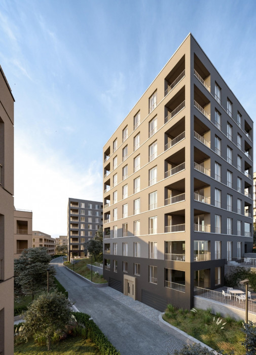 Bytový komplex Andromeda v Košících, vizualizace, re:architekti