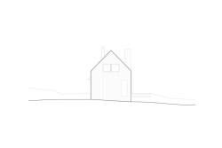 Pohled západní (Rodinný dům v Dehtárech, SP-AM)