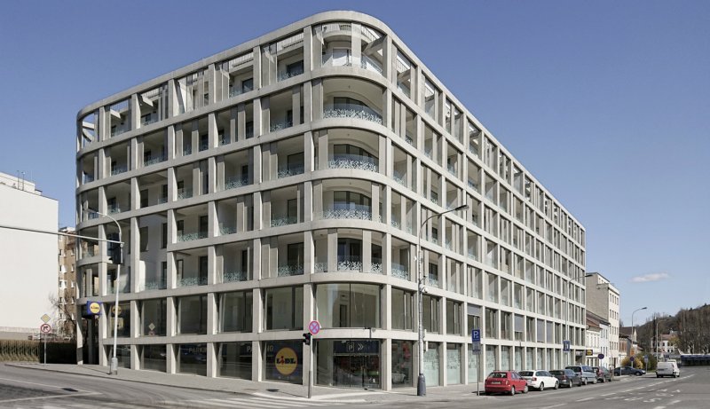 Rezidence Prachnerova, A.LT Architekti.