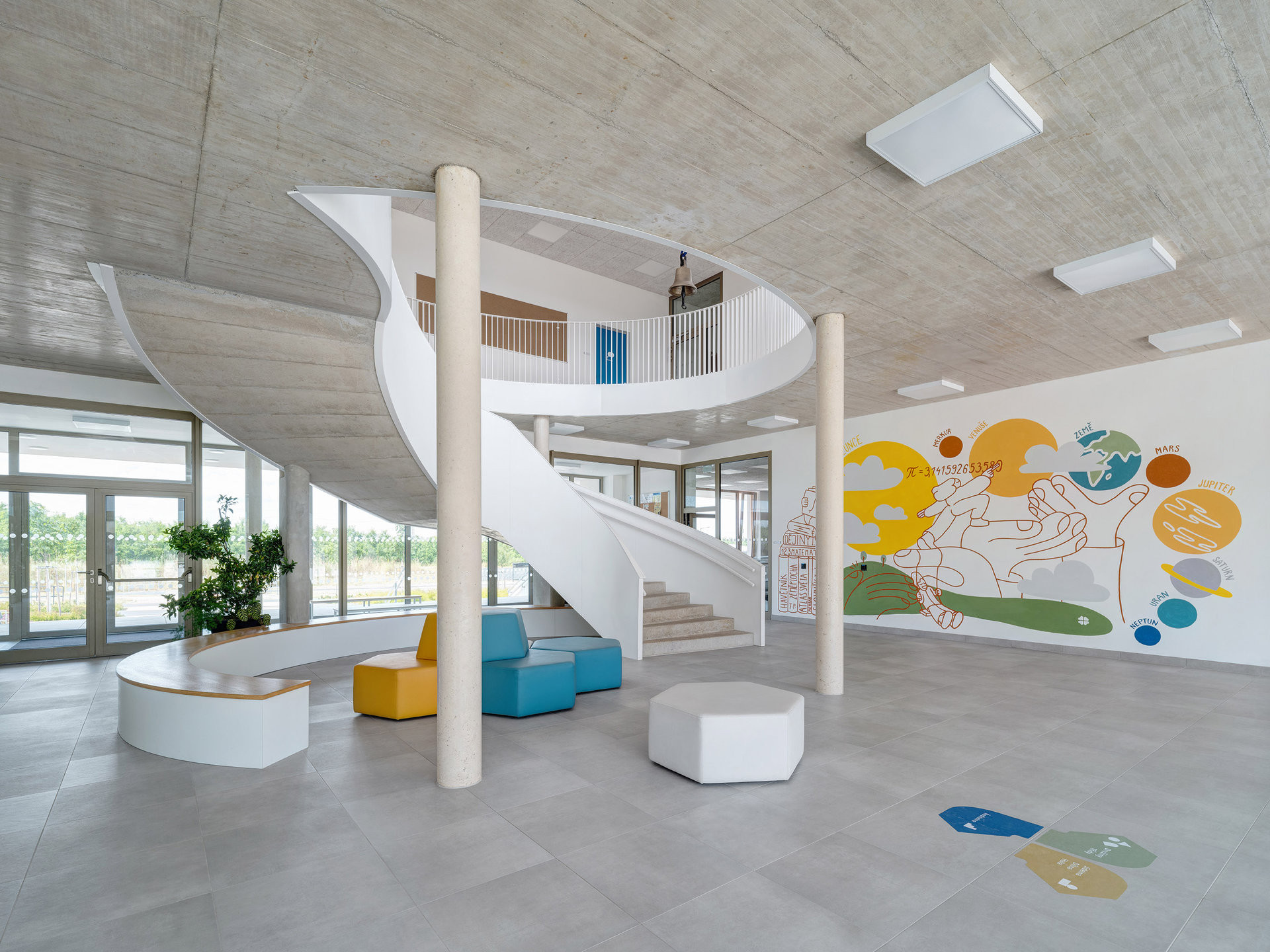 V Šeberově mají novou základní školu. Navrhlo ji studio ADR.