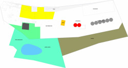 Administrativní budova ve Strančicích, situace, Architektura s.r.o.