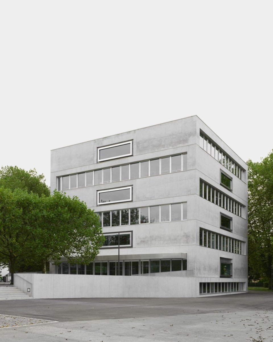 Campus Moos, dostavba školního kampusu ve švýcarském Rüschlikonu, ateliér E2A