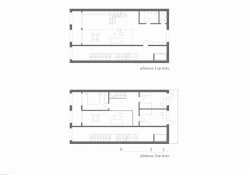 Pavla Maxová, Jan Novotný, Blok z domů, Townhouse, půdorys typického bytu - foto