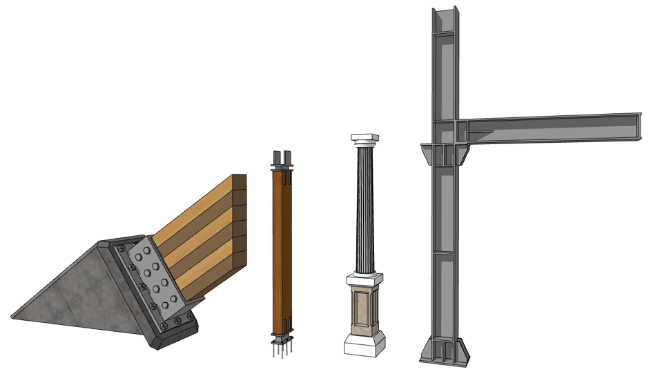 ARCHICAD 23 - Sloup a trám