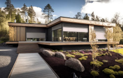 V případě teplého a slunečného dne použití screenu umožňuje udržet rovnováhu mezi světlem a stínem v interiéru.