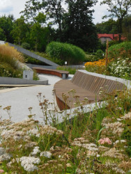 Městský park v centru Jaworzna