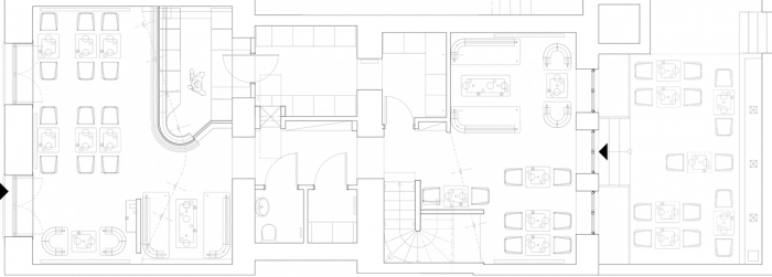 3DA, MonOlok, půdorys 1. NP - foto