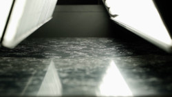 Skenování povrchu tvrzeného kamene TechniStone®, proces jehož výsledkem je hotový 3D model materiálu. (Pearl Lava, TechniStone®).