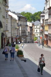 ulice Głęboka, zástavba přelom 19. a 20. století, revitalizace v rámci projektu "Po stopách těšínské tramvaje" 2021-2023