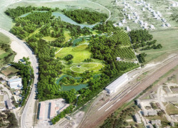 Lesopark Na Panském, MS plan - vizualizace