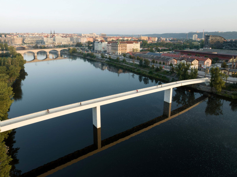 Hlavní cena 2024 – Štvanická lávka v Praze (Vítězné projekty soutěže z roku 2024)