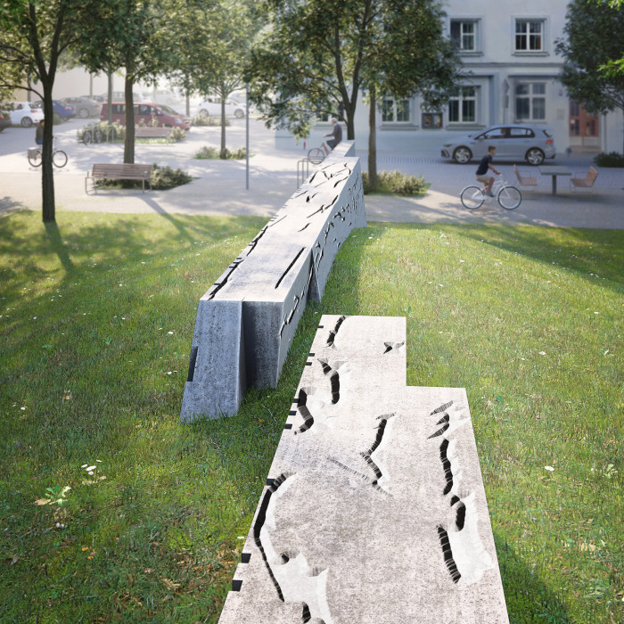 Úprava veřejného prostoru v okolí „Galerie cti“ U Koruny v Hradci Králové od collcoll