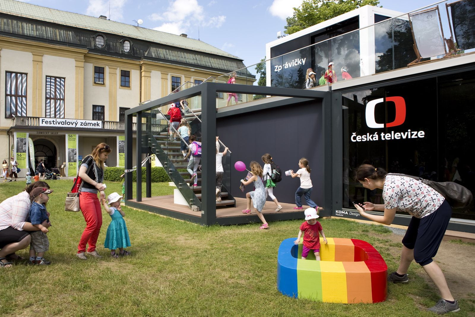 Budova ČT - dětský filmový festival Zlín