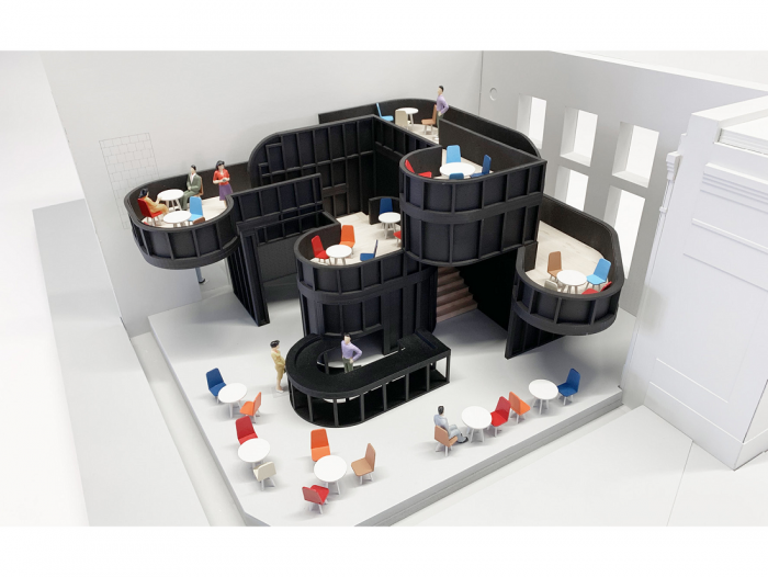 Enotéka - vinný bar a degustační prostor ve Znojmě, Chybík+Krištof, model