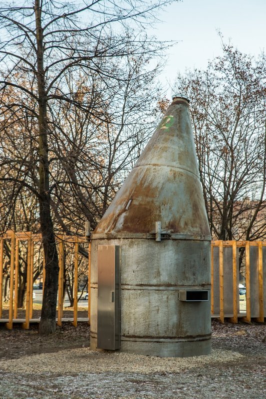 Jakub Kochman navrhl pro vytvoření útulny využít staré silo © Kristýna Padrtová