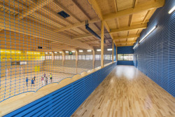 Dřevák, M1 architekti, modrá galerie