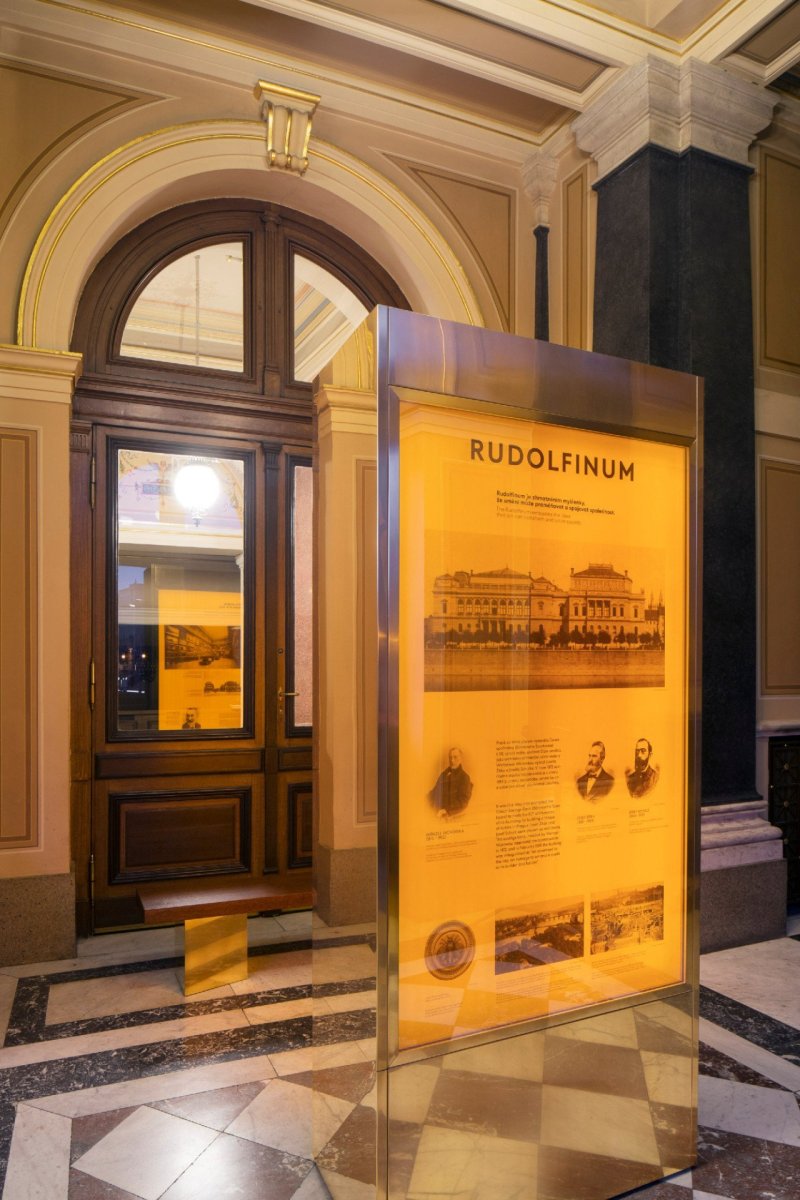 Interiéry předsálí České filharmonie v Rudolfinu, Lenka Míková architekti / Lenka Míková