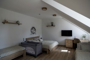 Pohled do interiéru apartmánů po rekonstrukci
