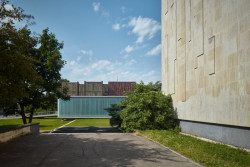 Dostavba Jihočeské vědecké knihovny v Českých Budějovicích od Kuba & Pilař architekti