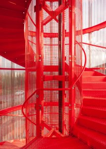 MK Gallery, 6a architects: z dobové palety barev