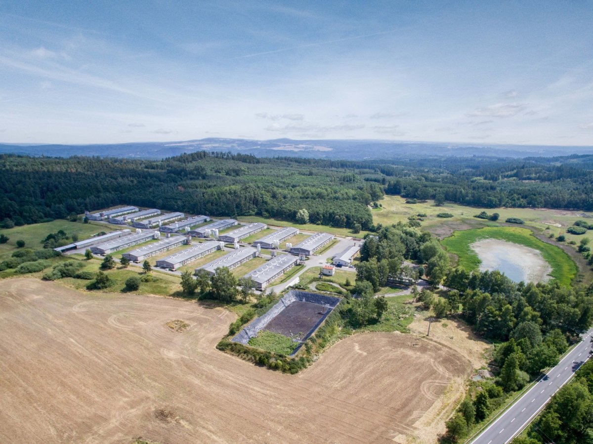Bývalý vepřín před zahájeném bourání v roce 2019