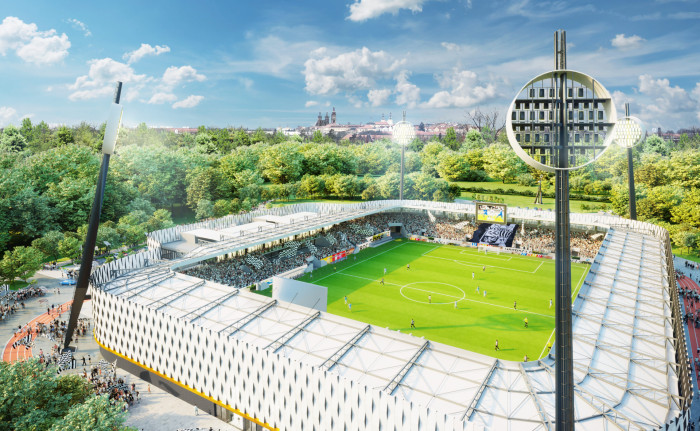 Celkový pohled na stadion