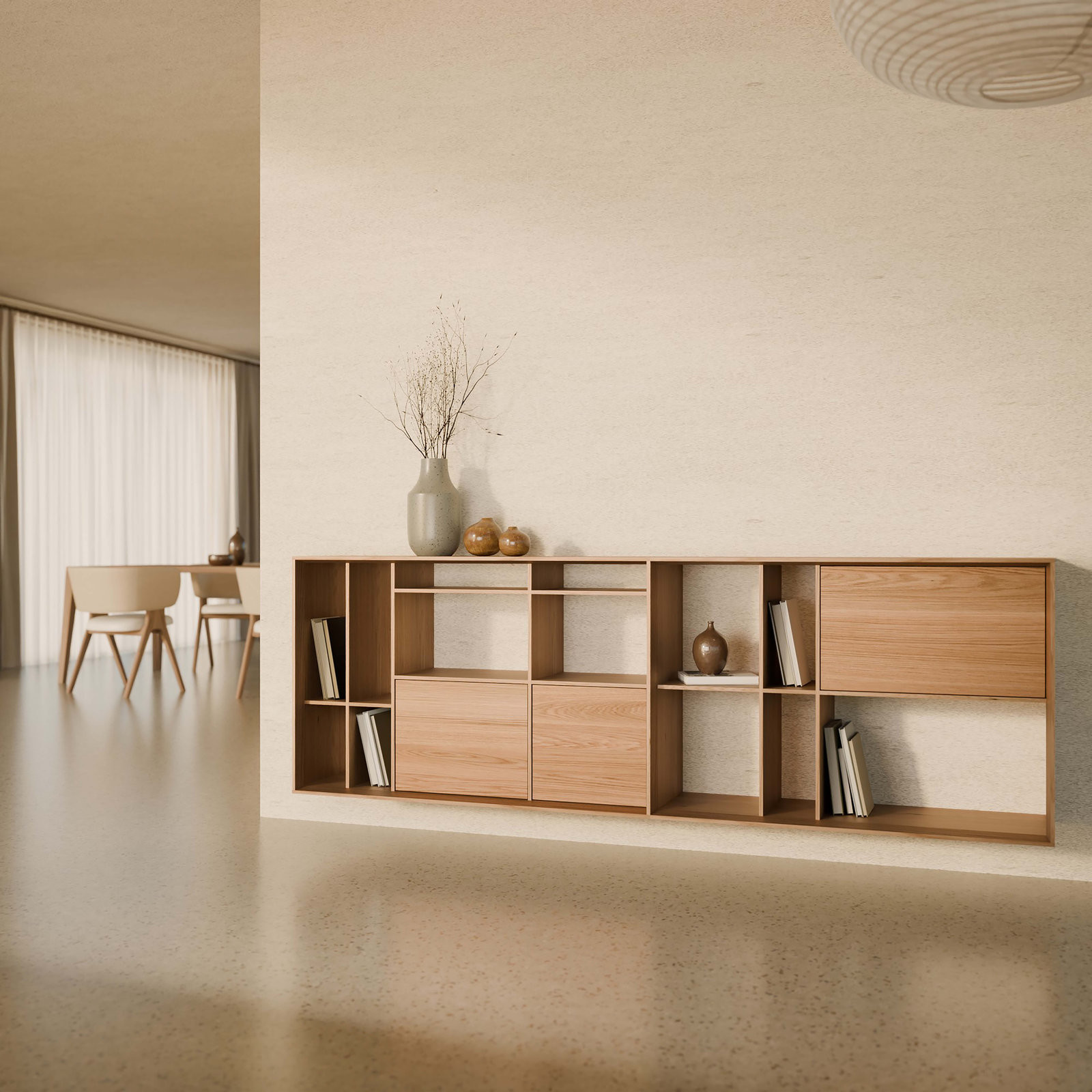 Úložné prostory X-LINK mozaika, knihovna no.2 od Javoriny