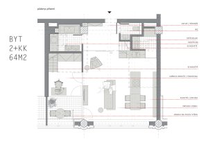 Vzorový byt - vstupní úroveň