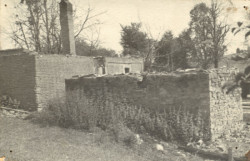 Osada Ploština po vypálení