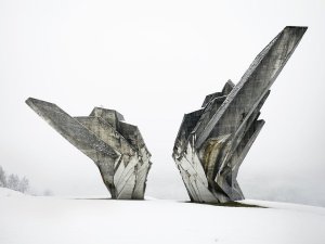 Památník bitvy na Sutjesce, Miodrag Živković, 1965-71, Tjentište, Bosna a Hercegovina