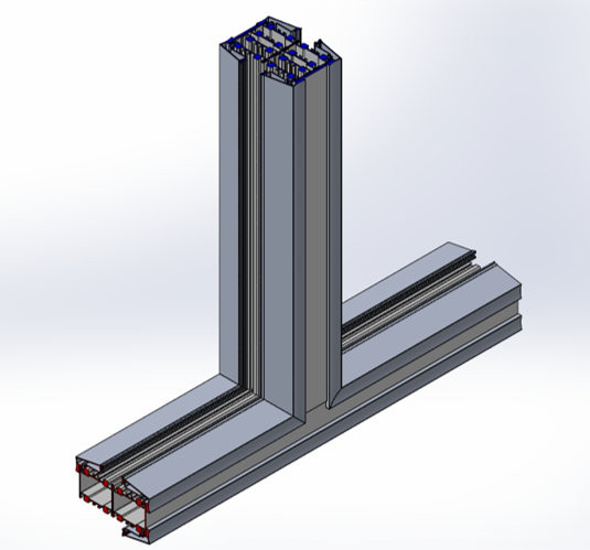 Detail konstrukce Steel Design od DOORNITE