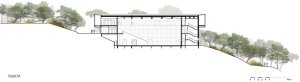 DDA Architectes, Cultural Center Alb'Oru, řez – foto
