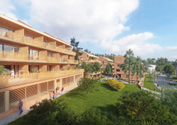 Vizualizace nové výstavby Korzo Lipno