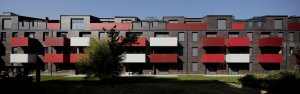 Studio T2.a Architects proměnilo cihlovou budovu mlýnů na okraji Budapešti na moderní loftové byty