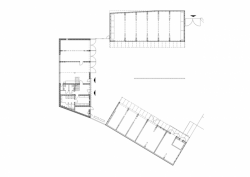 Architekti DRNH, NCZK, Zahradnictví, Podzámecká zahrada v Kroměříži, půdorys 1. NP – foto