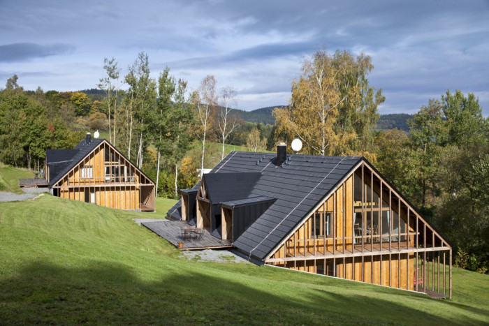 Rodinné domy s možností pronájmů Nové Městečko, A.LT Architekti