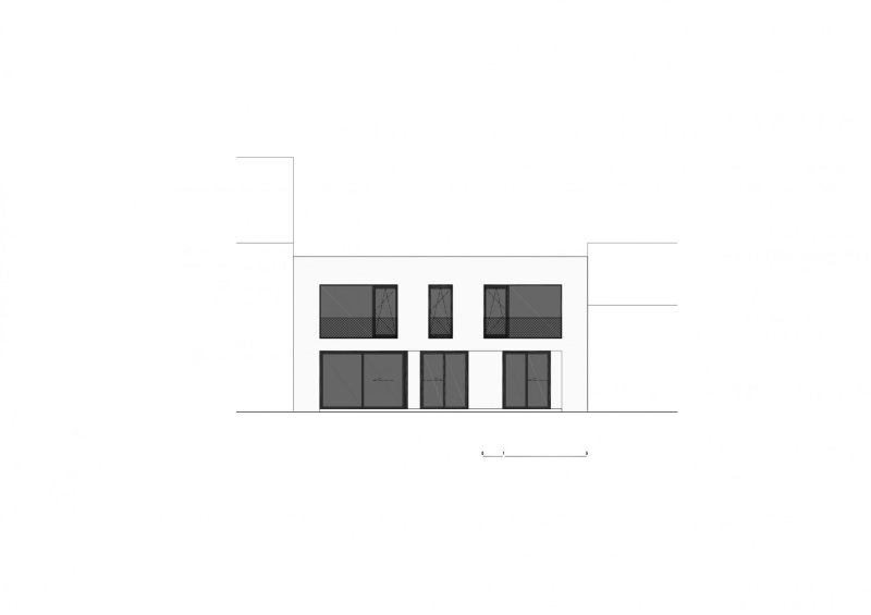 Rodinný dům Košinova v Brně, Mimosa architekti, pohled západ
