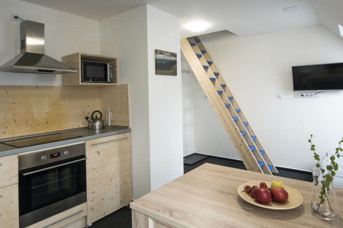 Rekonstrukce chaty v Harrachově, Mooza architecture