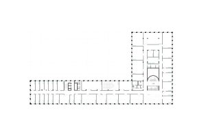 Univerzita J.E.Purkyně, Pelčák a partner architekti, půdorys 2NP