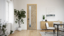 Dveře je možné zakoupit i s prosklením.