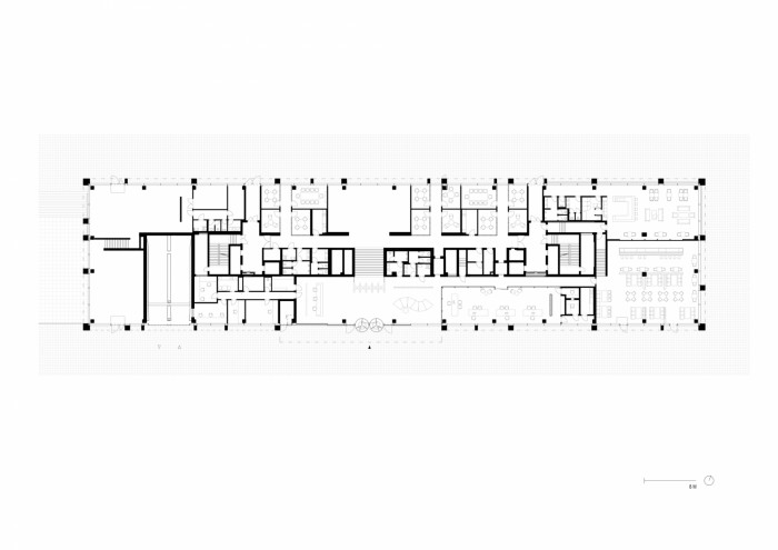 Nové sídlo finanční skupiny J&T, CMC architects / Vít Máslo, David Richard Chisholm, půdorys 1NP