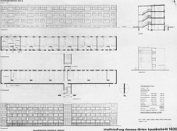 Pavlačové domy, Desava, 1929-1930, Plány