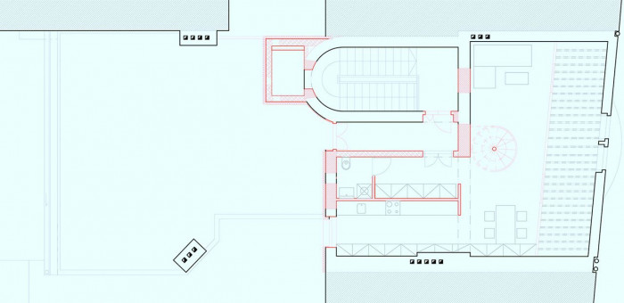 PLATFORMA ARCHITEKTI, Dům s loftem, 5. NP - foto